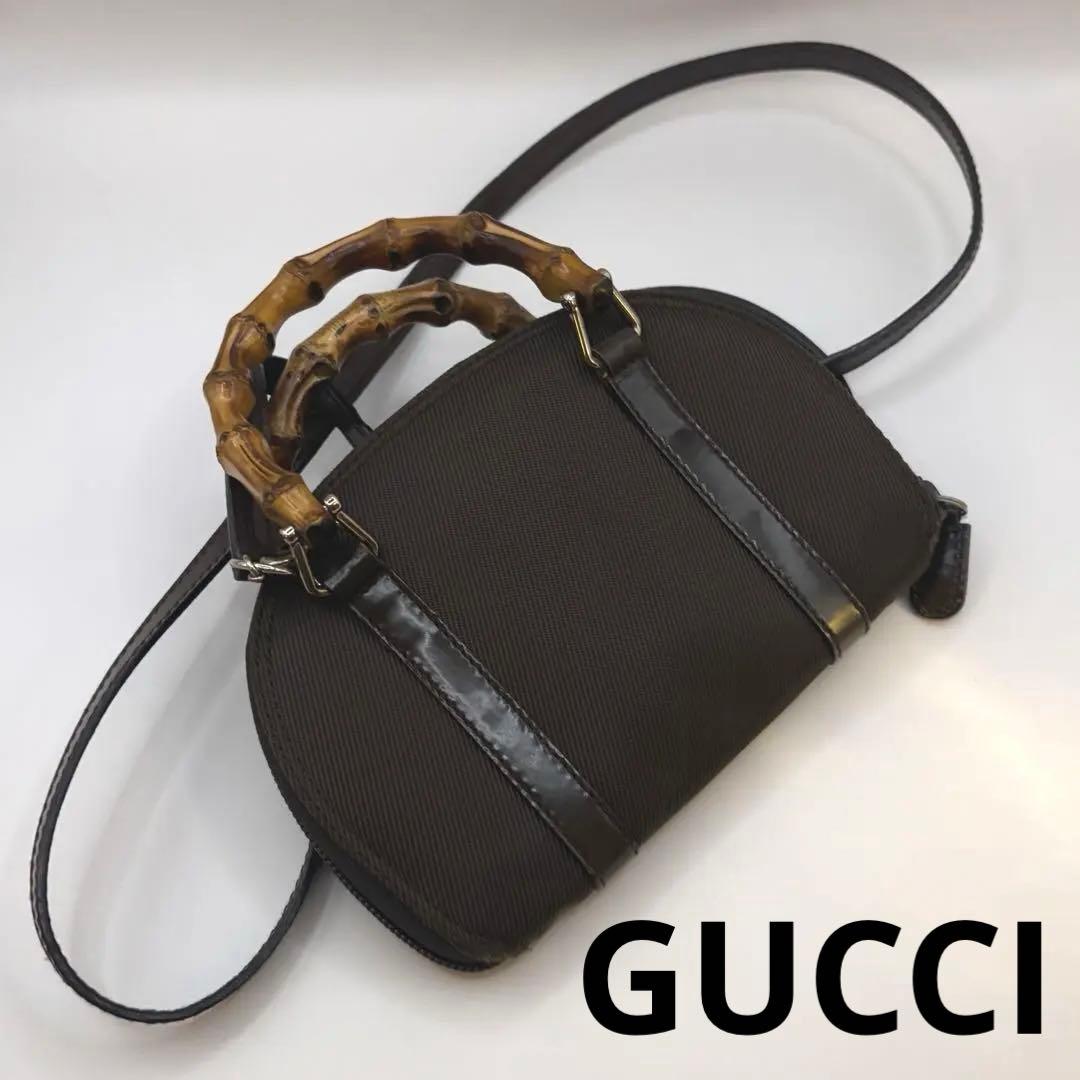 専用！GUCCI グッチ　バンブー　ミニショルダー　ポシェット　カードケース