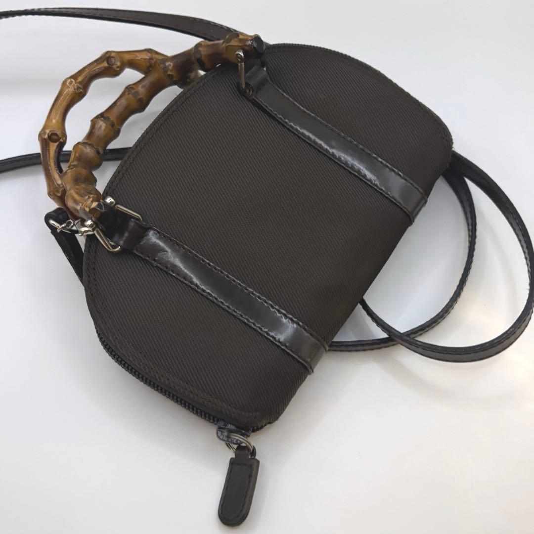 専用！GUCCI グッチ　バンブー　ミニショルダー　ポシェット　カードケース