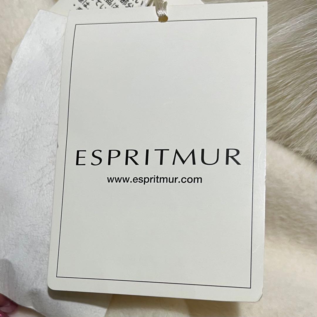 新品未使用タグ付きホワイトフォックス ロングコート 11(L)エスプリミュール