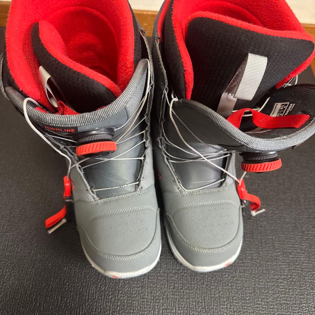 バートン⭐︎ HIGHLINE スノーボードブーツ グレー/レッド