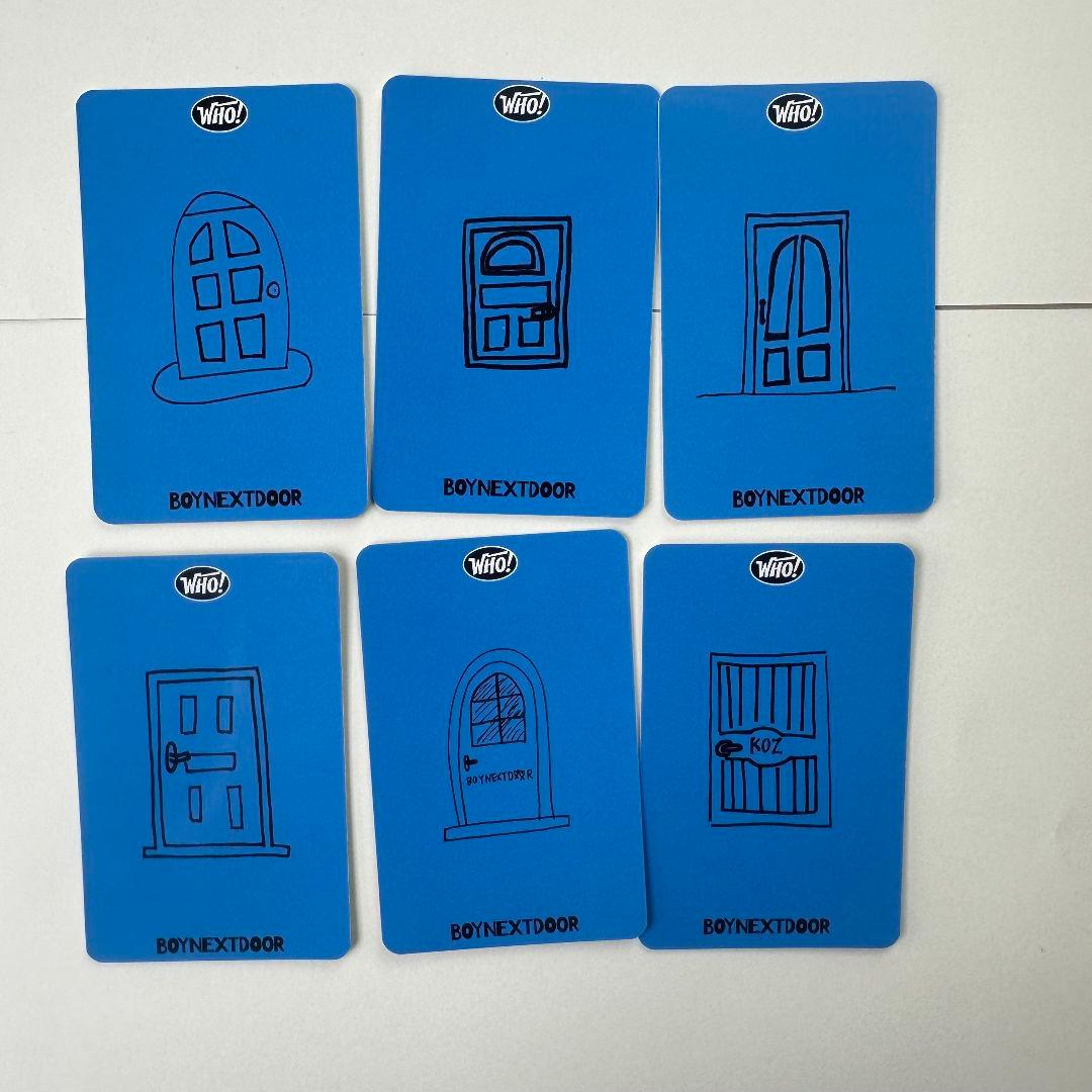 BOYNEXTDOOR WHO! 公開放送 トレカ 6枚
