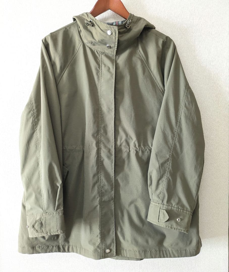 AfternoonTea アフタヌーンティー タータンチェック コート カーキ