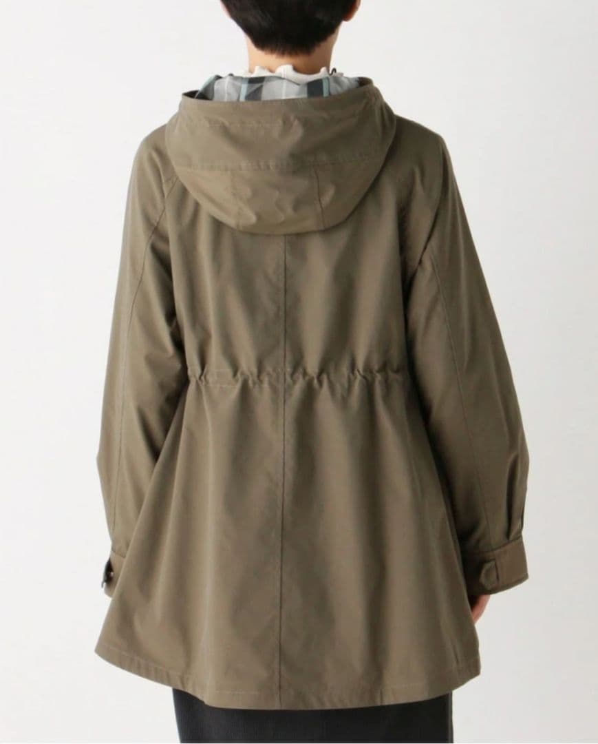 AfternoonTea アフタヌーンティー タータンチェック コート カーキ