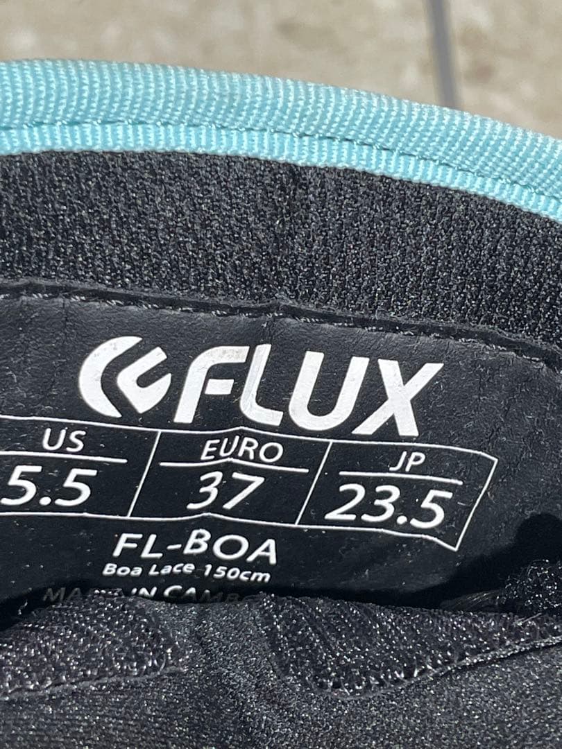 【美品】FLUXフラックス　スノーボードブーツ FL-BOA 23.5㎝