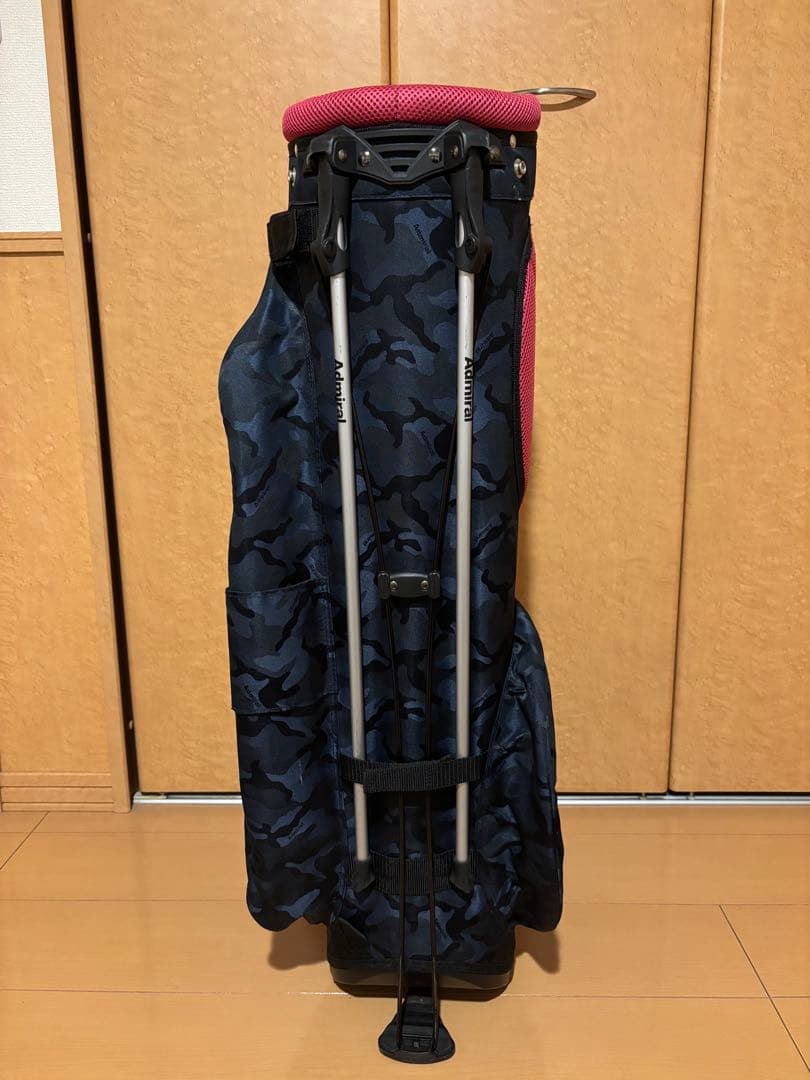 Admiral 迷彩柄スタンドキャディバッグ