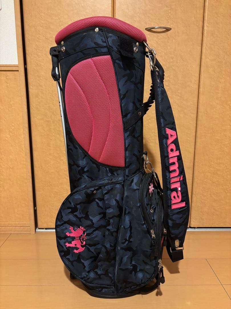 Admiral 迷彩柄スタンドキャディバッグ