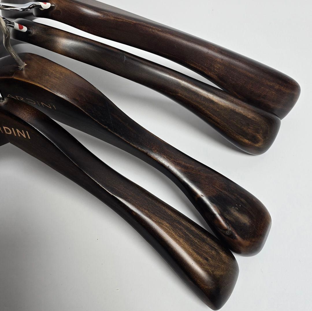 LARDINI ラルディーニ 木製ハンガー 4本セット 42～44cm