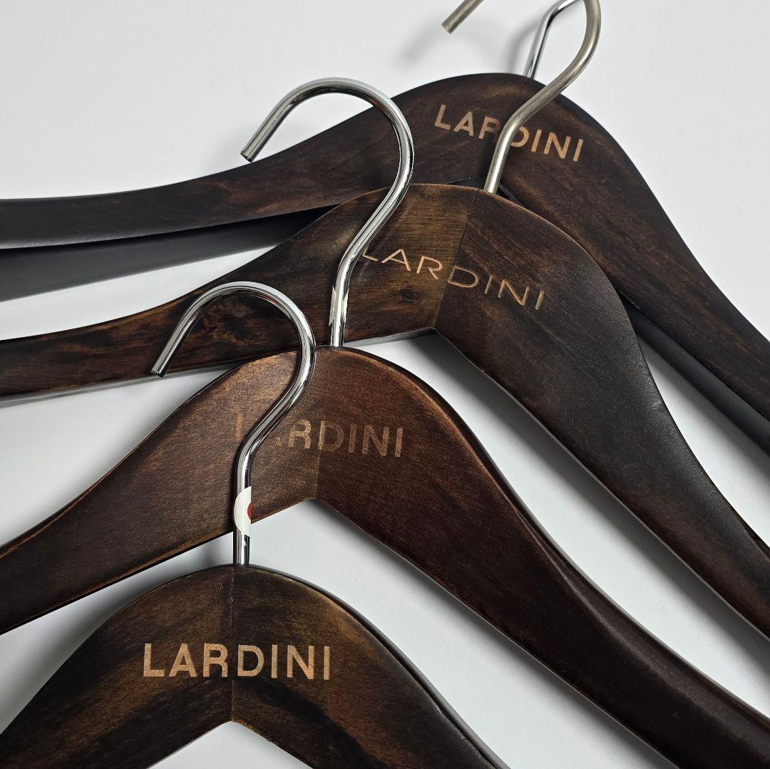 LARDINI ラルディーニ 木製ハンガー 4本セット 42～44cm