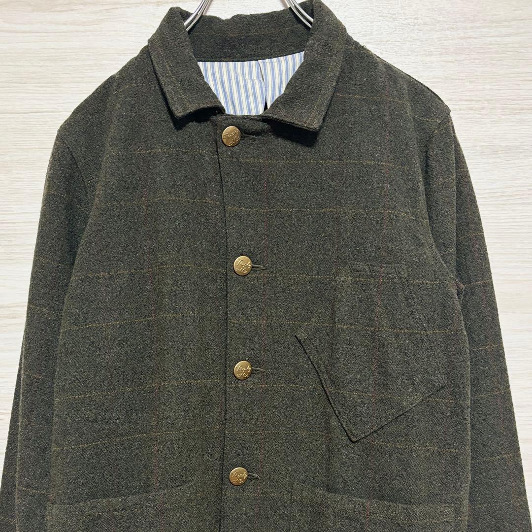 TROPHY CLOTHING COVERALL ジャケット 金ボタン