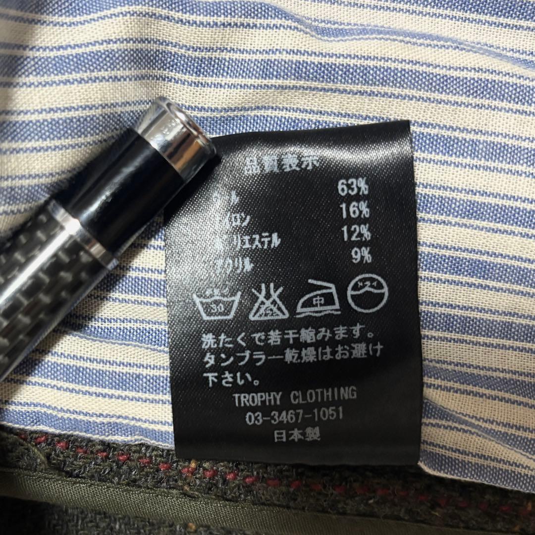 TROPHY CLOTHING COVERALL ジャケット 金ボタン