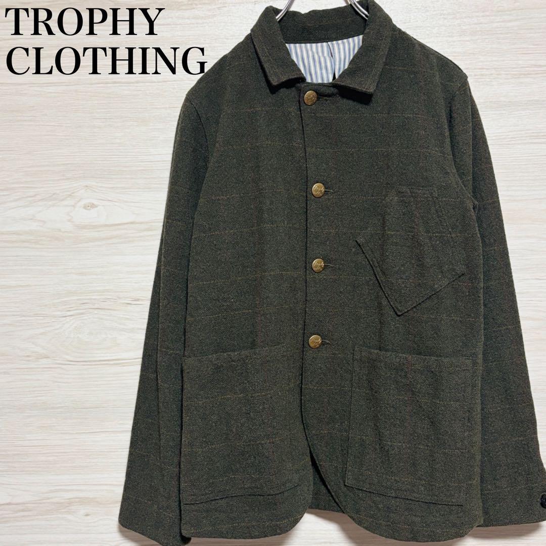 TROPHY CLOTHING COVERALL ジャケット 金ボタン