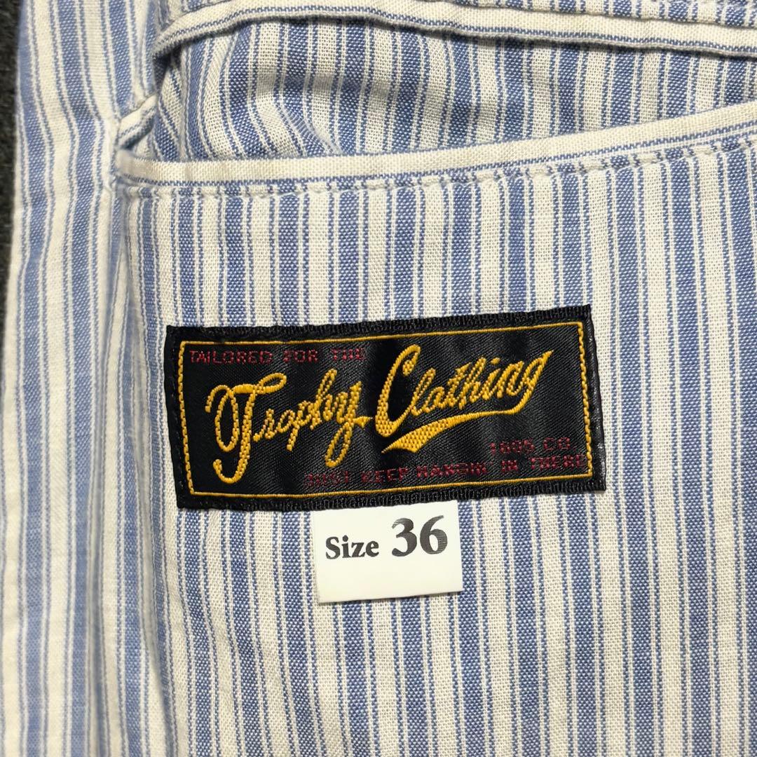 TROPHY CLOTHING COVERALL ジャケット 金ボタン