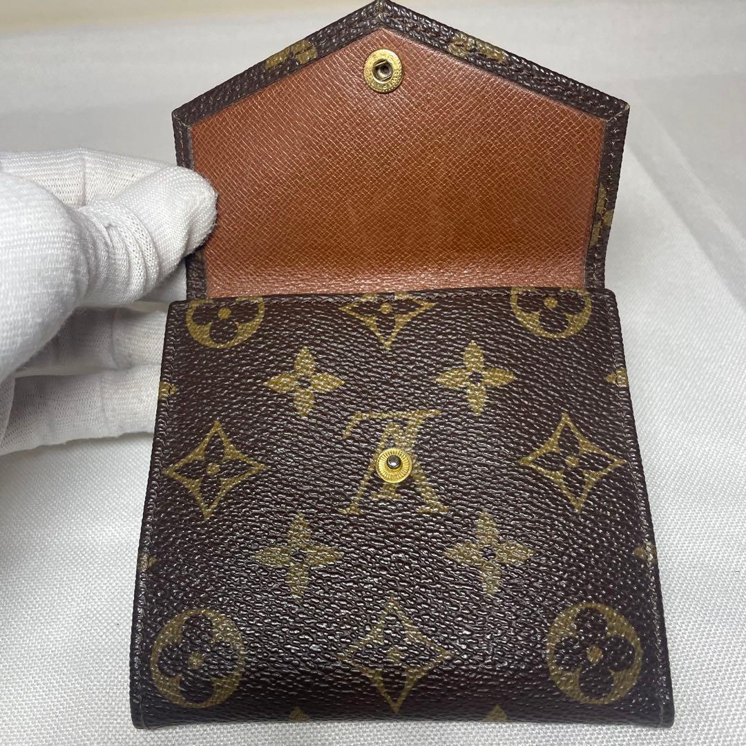 ルイヴィトン モノグラム 二つ折り財布 ポルトモネ ビエ カルトクレディ