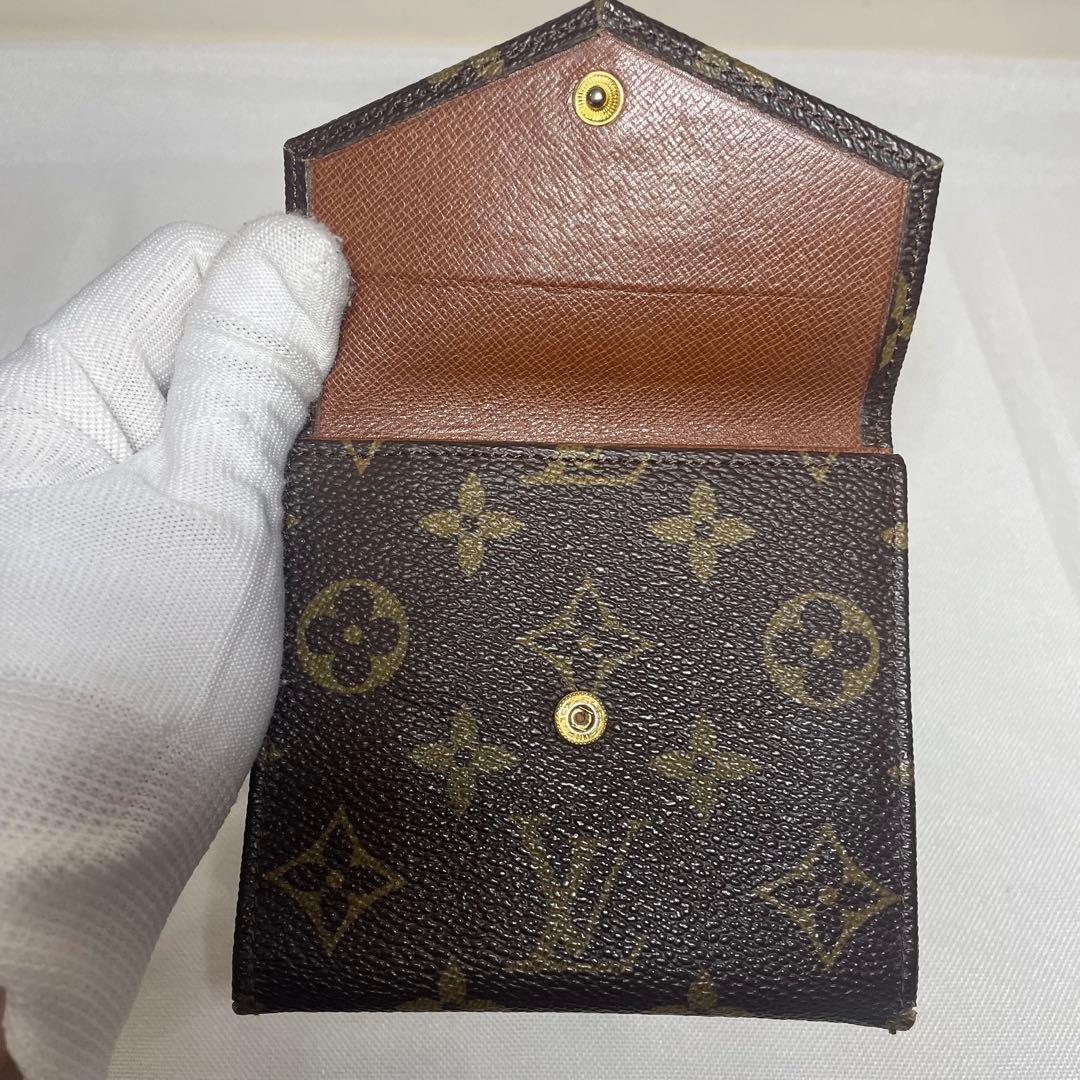 ルイヴィトン モノグラム 二つ折り財布 ポルトモネ ビエ カルトクレディ