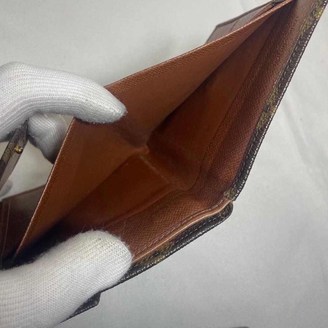 ルイヴィトン モノグラム 二つ折り財布 ポルトモネ ビエ カルトクレディ