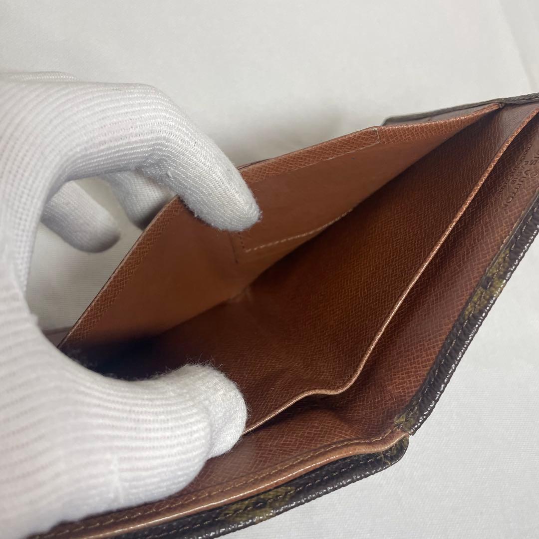 ルイヴィトン モノグラム 二つ折り財布 ポルトモネ ビエ カルトクレディ