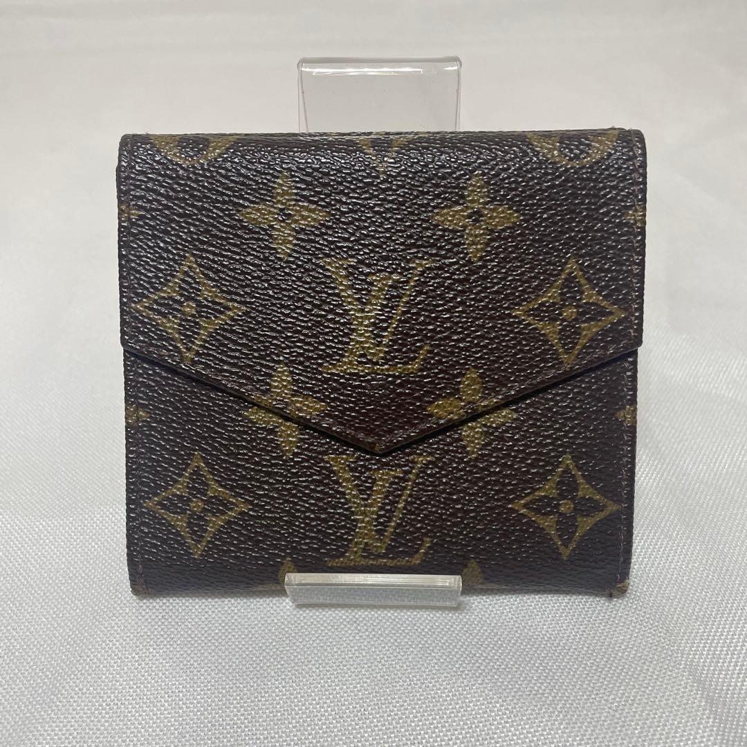 ルイヴィトン モノグラム 二つ折り財布 ポルトモネ ビエ カルトクレディ