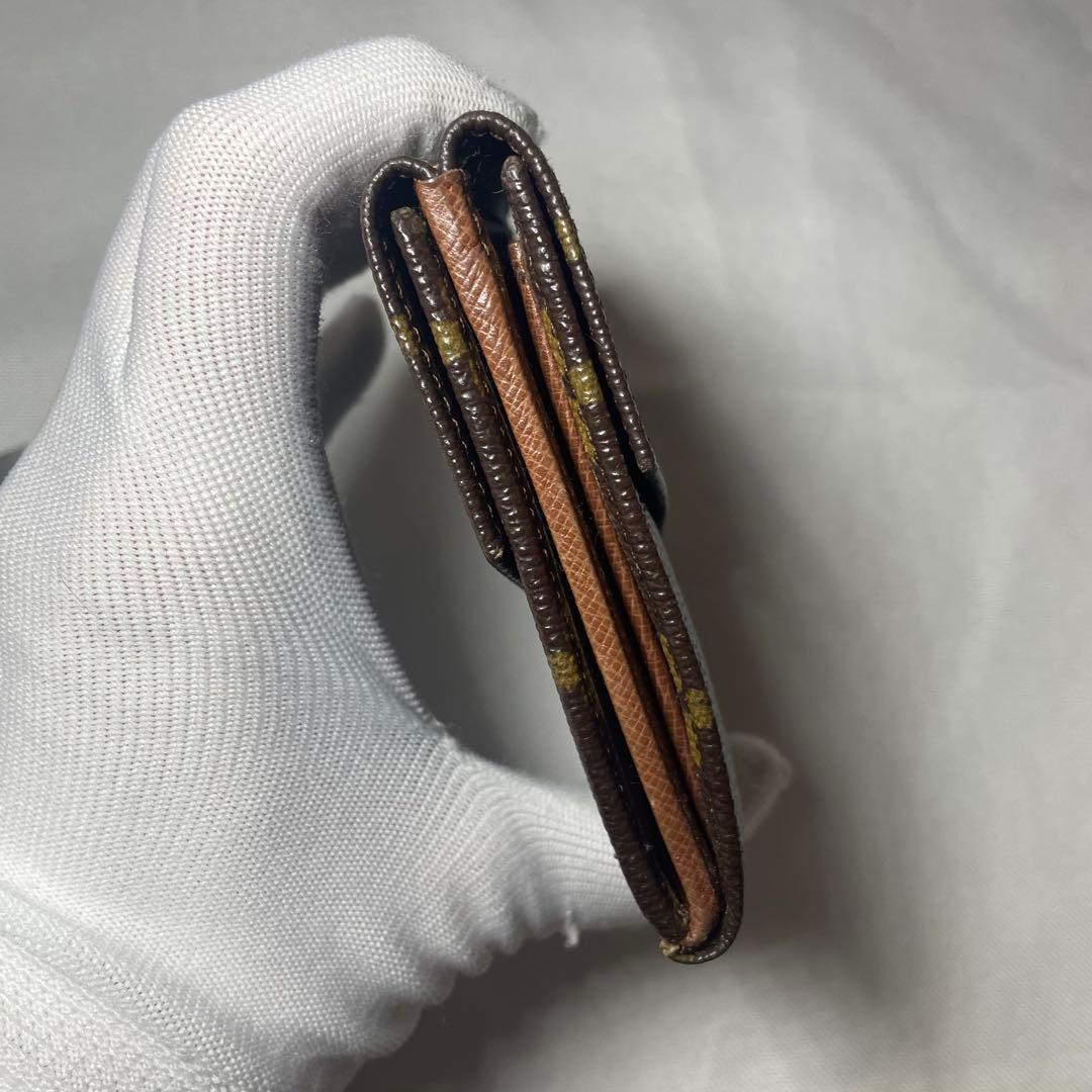 ルイヴィトン モノグラム 二つ折り財布 ポルトモネ ビエ カルトクレディ