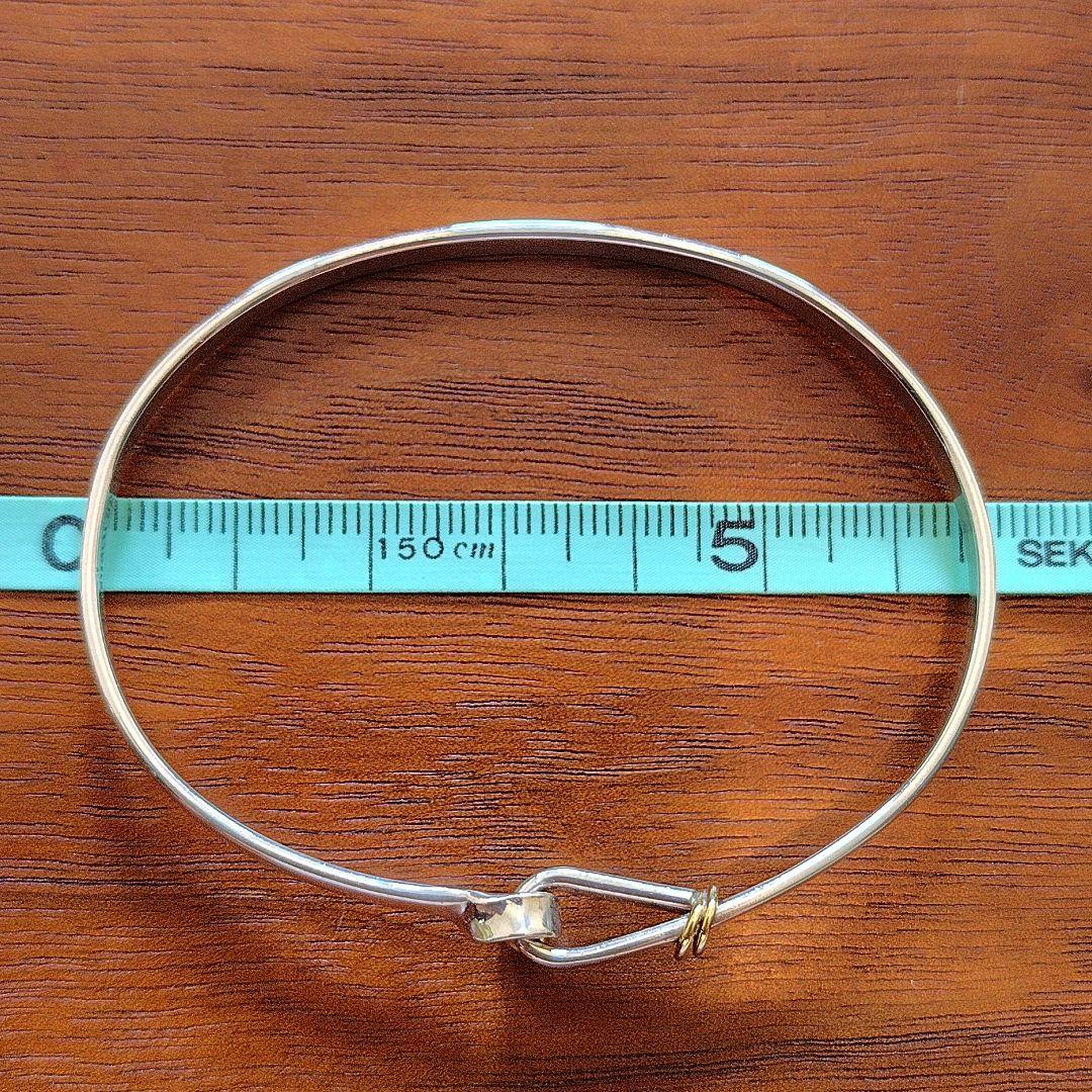 極美品　Tiffany & Co. フックアンドアイ　バングル