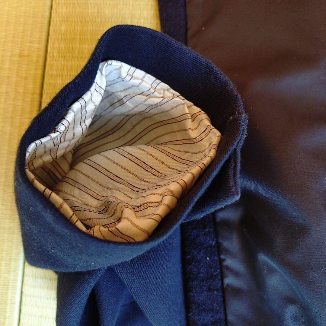 トリココムデギャルソン　ネイビー フード付き テーラードジャケット