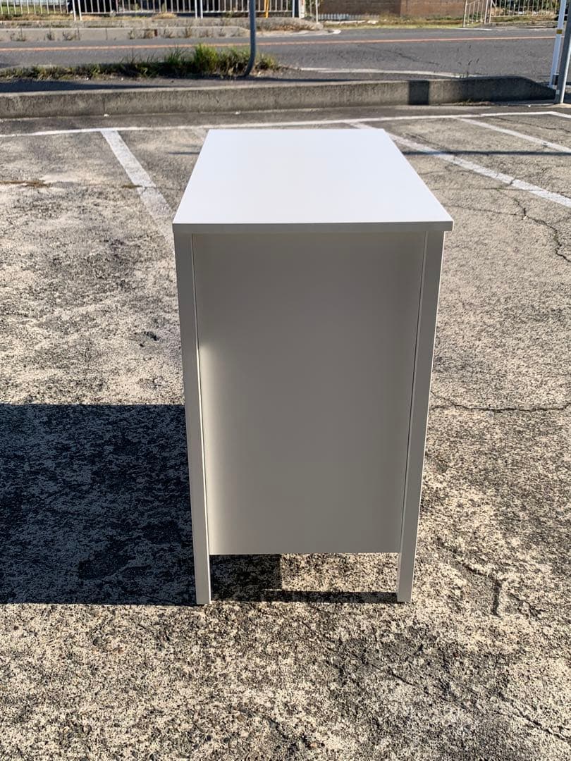 IKEA KOPPANG 3段チェスト　木製　 ホワイト　(滋賀県内のみ)