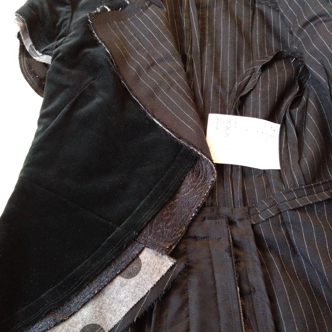 コムデギャルソン 異素材MIX ドッキング テーラードジャケット タキシード