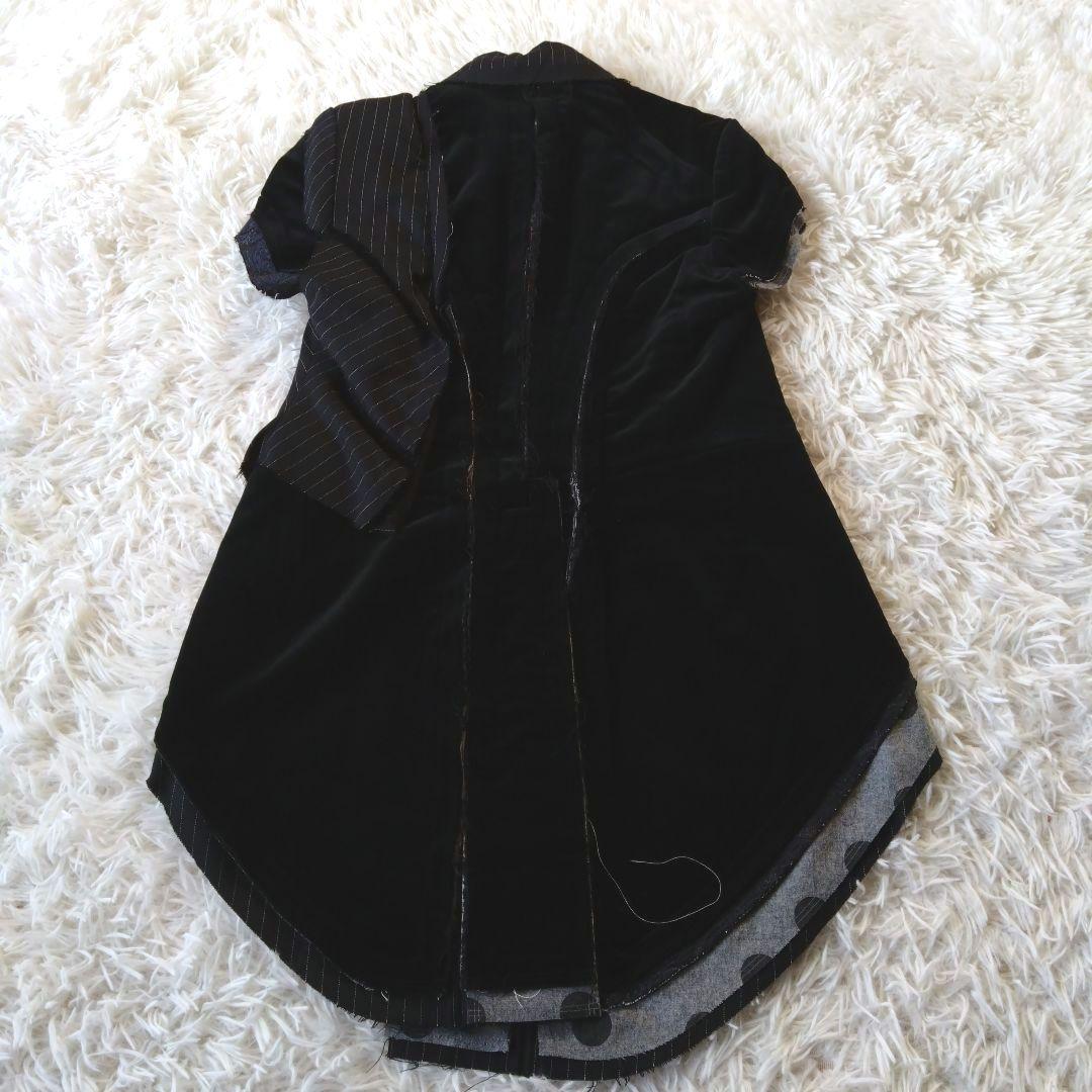 コムデギャルソン 異素材MIX ドッキング テーラードジャケット タキシード