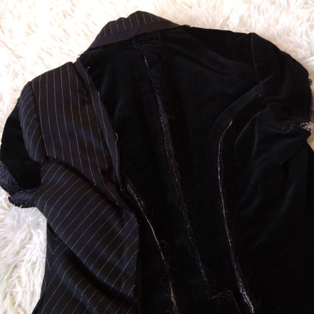 コムデギャルソン 異素材MIX ドッキング テーラードジャケット タキシード