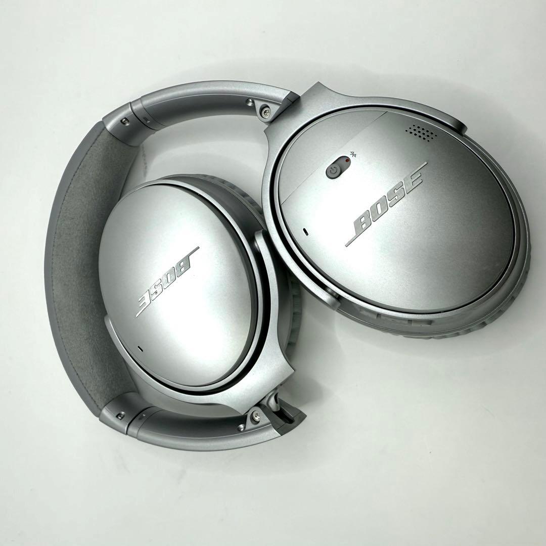 【美品】BOSE QUIETCOMFORT35 シルバー　ボーズ ワイヤレス