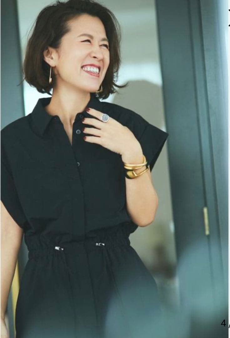 【大草直子さんコラボ】AMARC(アマーク)ドロストオールインワン