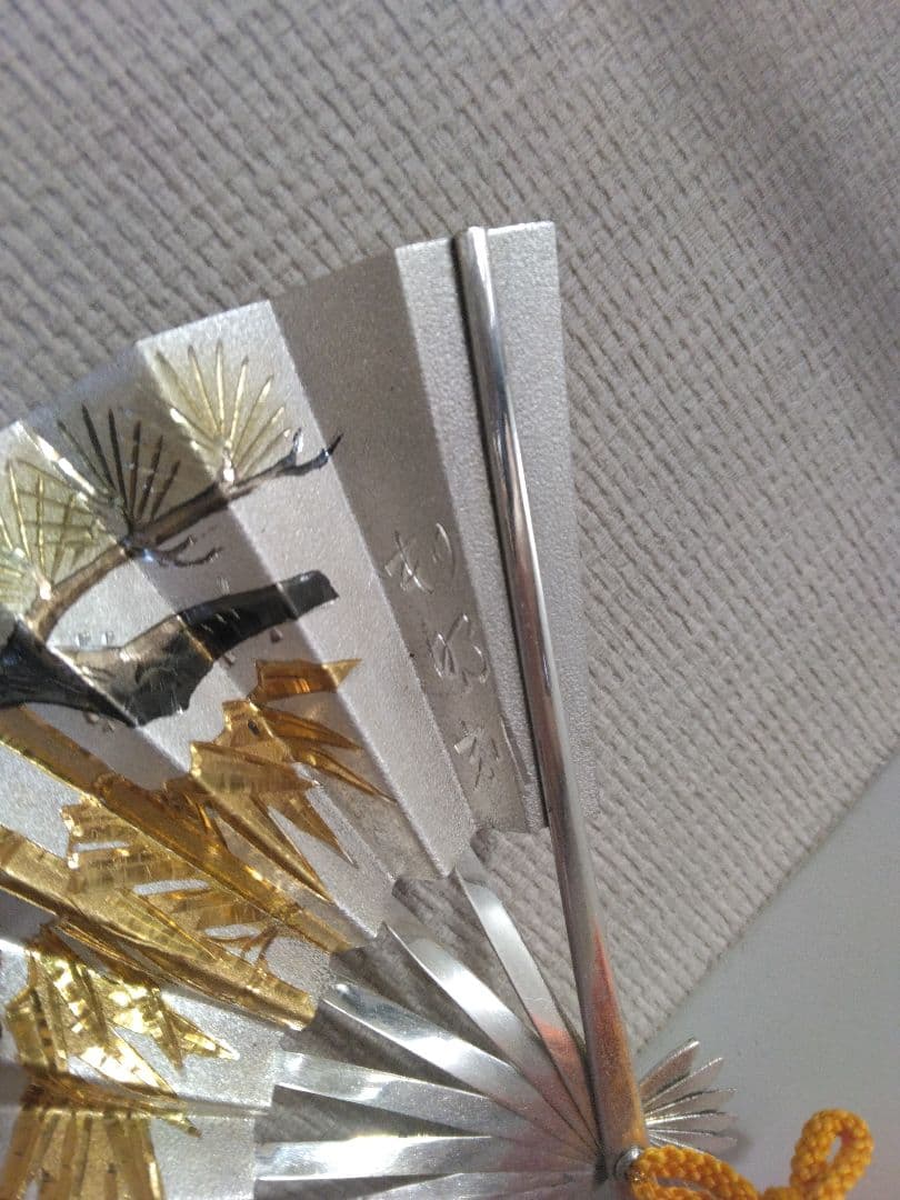 純銀　扇　扇子 　約35g　1枚