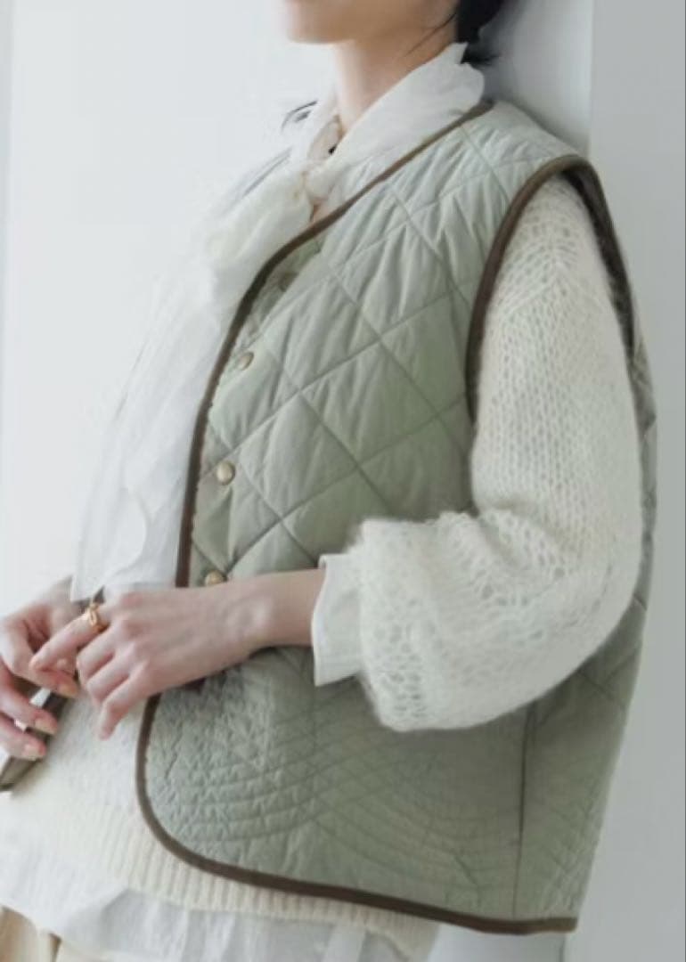 北斗、暮らしの道具店　キルティングベスト