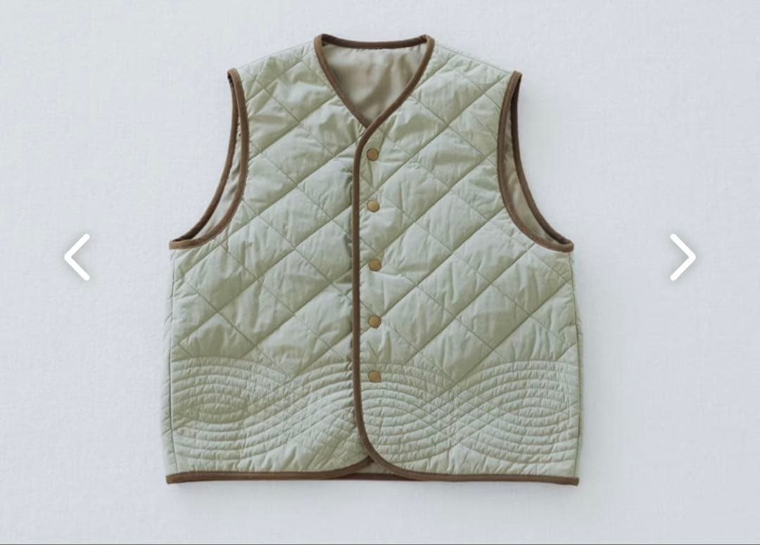 北斗、暮らしの道具店　キルティングベスト