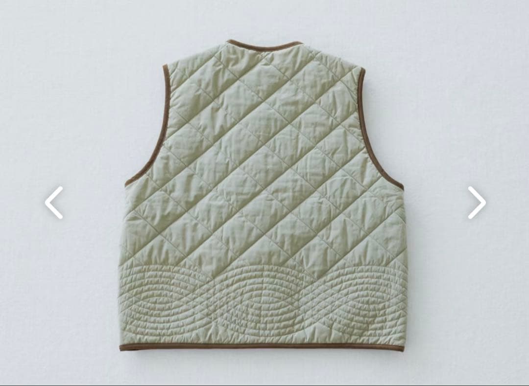 北斗、暮らしの道具店　キルティングベスト