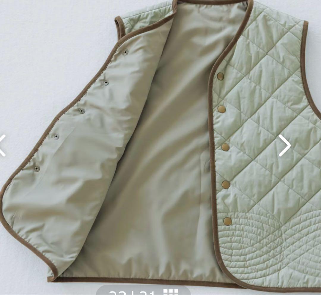 北斗、暮らしの道具店　キルティングベスト