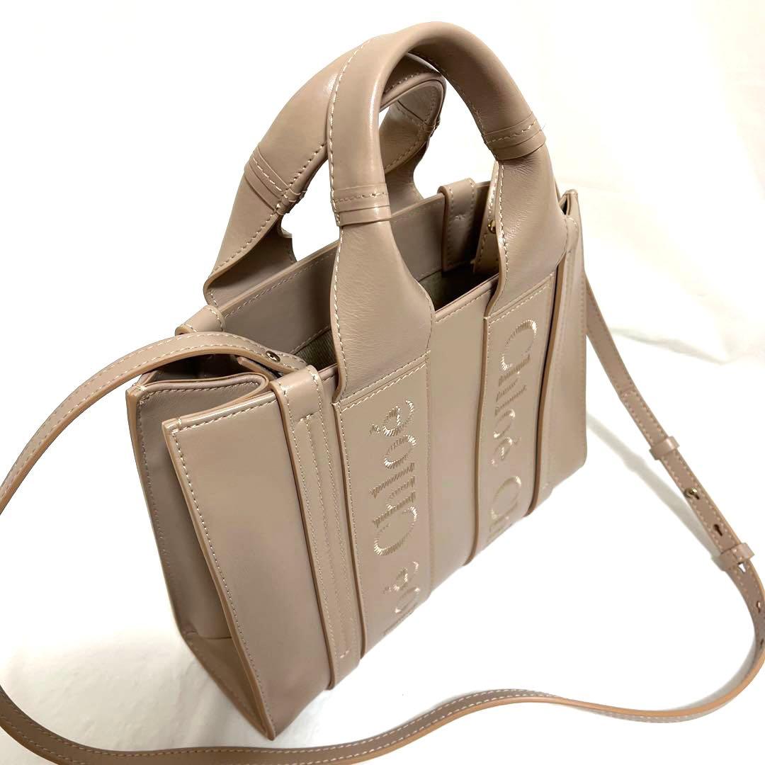 【はるこ】【極美品】Chloé woody トートバッグ ショルダーバッグ