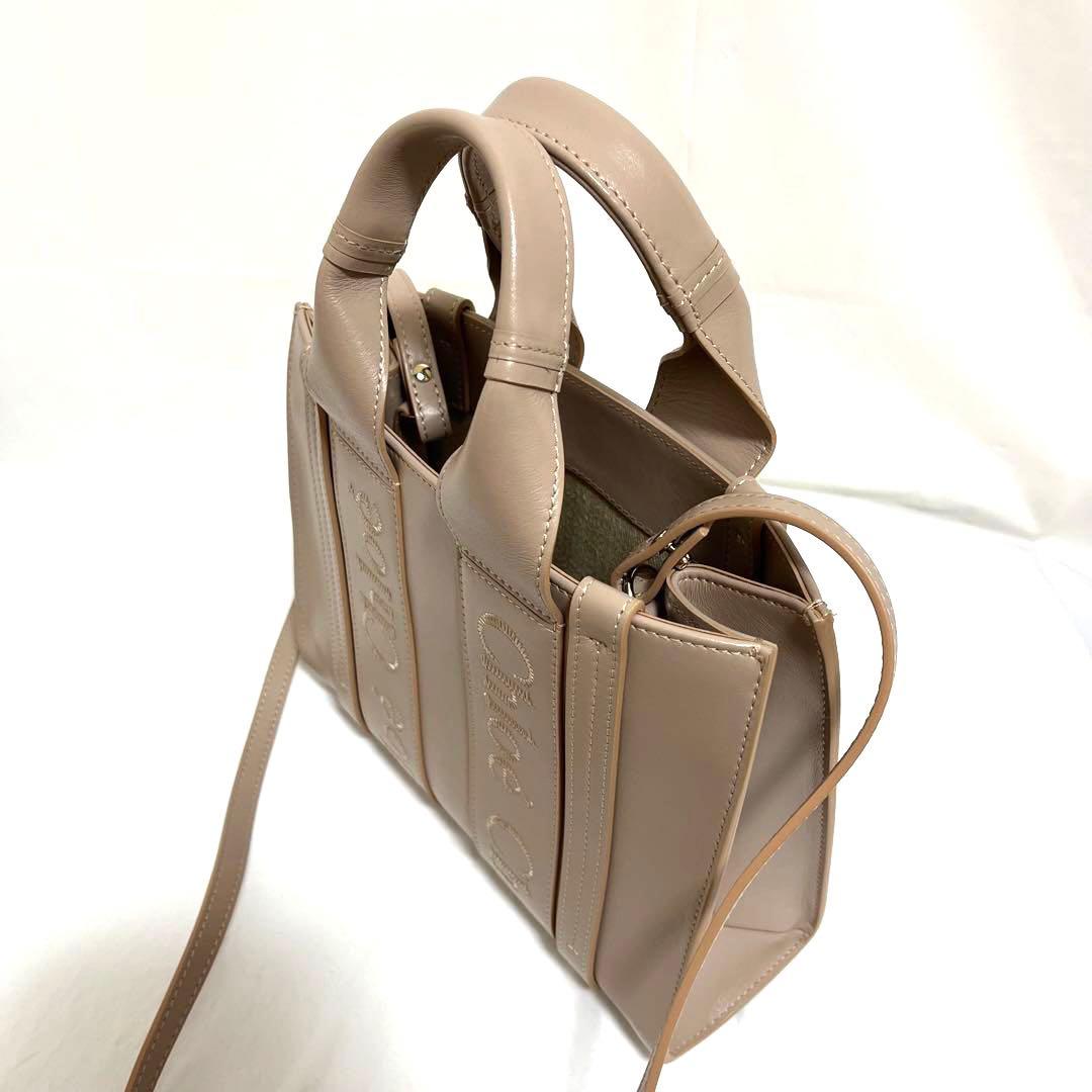 【はるこ】【極美品】Chloé woody トートバッグ ショルダーバッグ