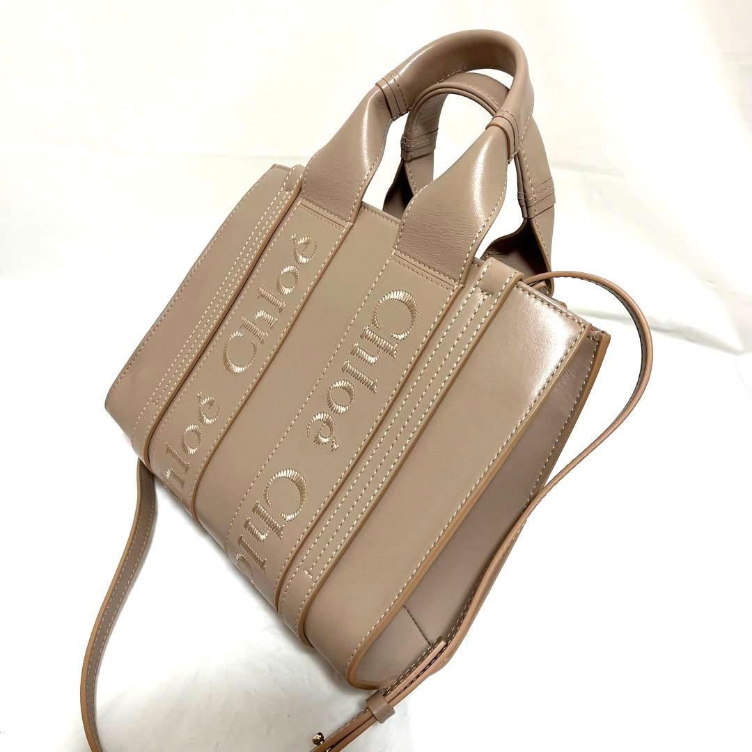 【はるこ】【極美品】Chloé woody トートバッグ ショルダーバッグ