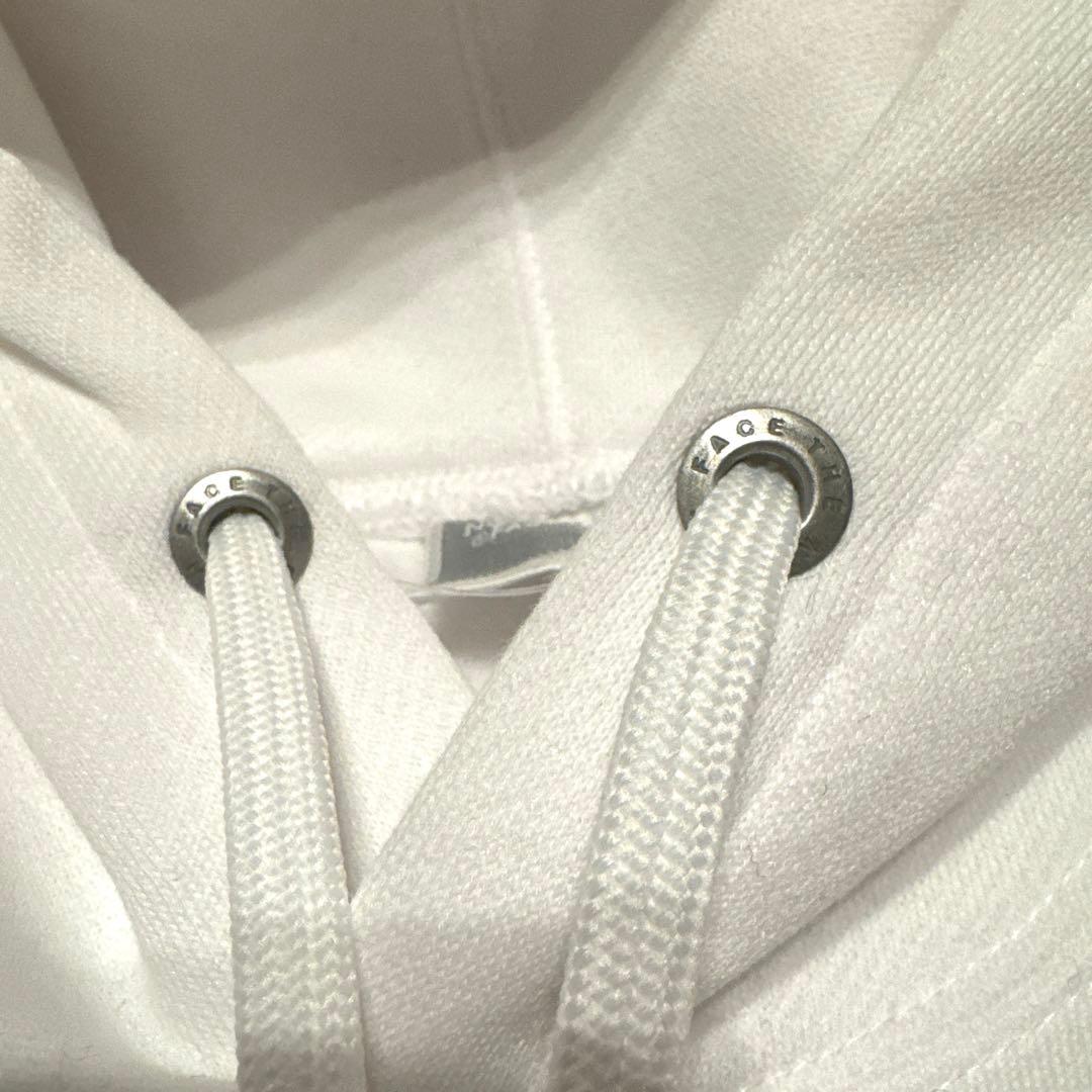 ぺこりん様THE NORTH FACE ホワイト フード付きパーカー Mサイズ