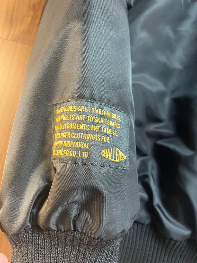 チャレンジャー　ma-1 L ブラック