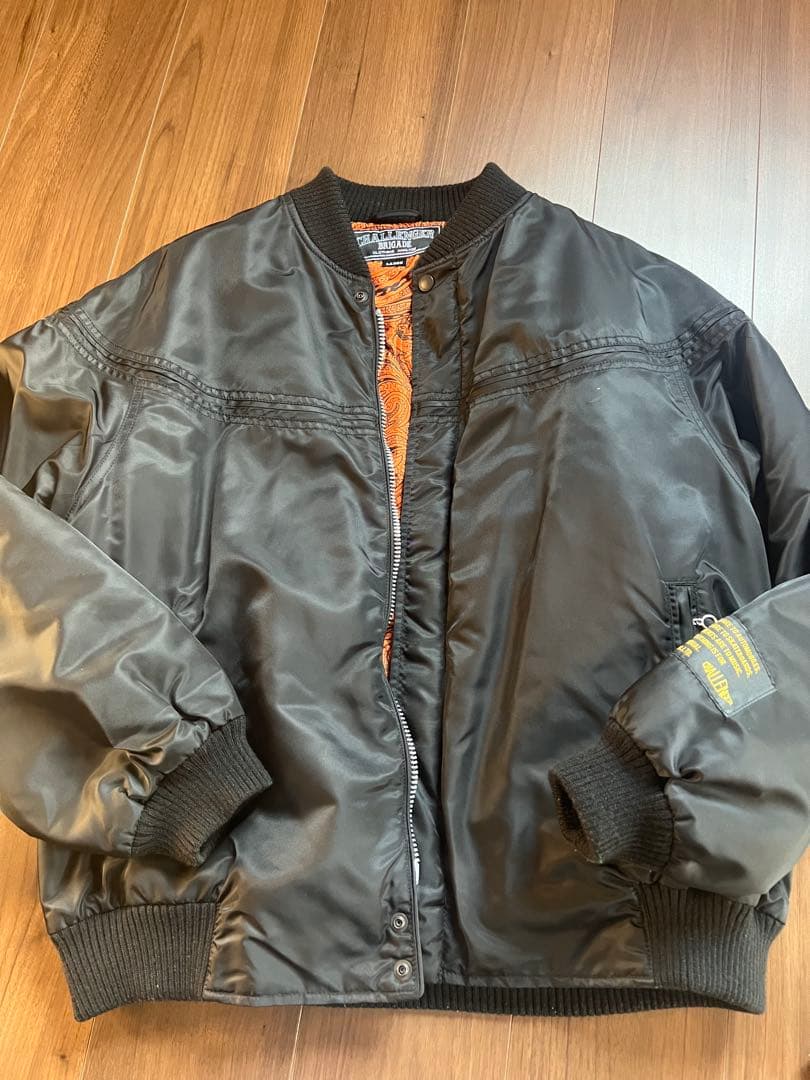 チャレンジャー　ma-1 L ブラック