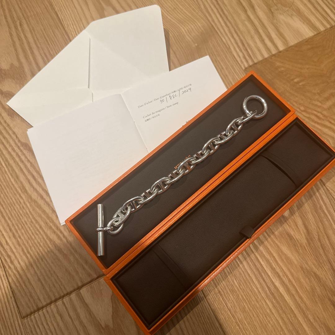 エルメス　シェーヌダンクルブレスレット11コマ