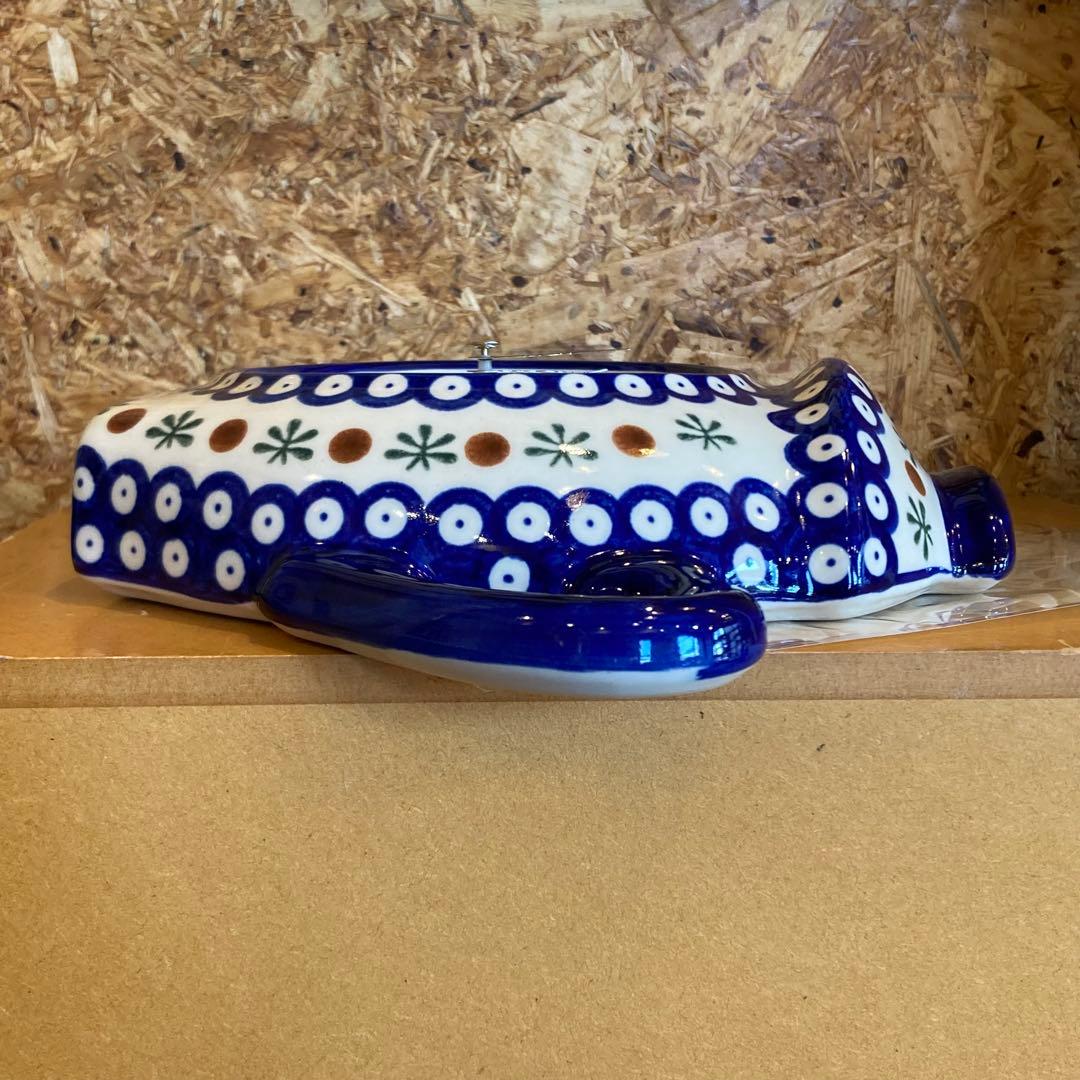 ポーリッシュポタリー＊時計　ポット型