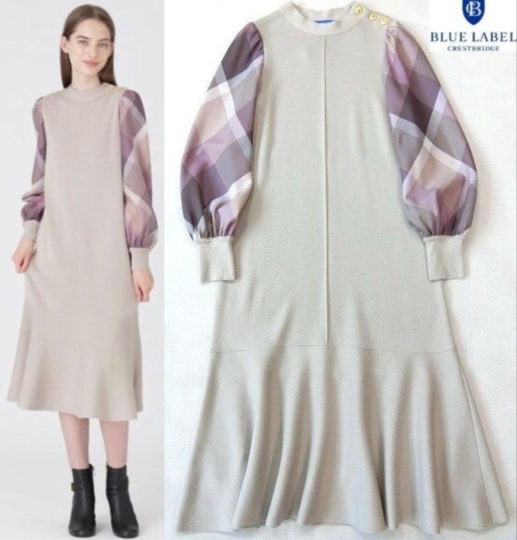 おかゆ様♡ お値下げ　バーバリーブルーレーベル　ワンピース未使用品サイズ36
