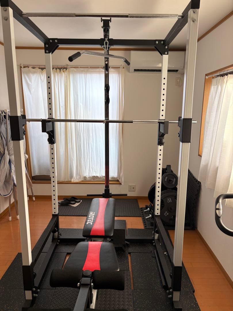 アイロテックマスキュラーセット140 / プレートラック付　パワーラック