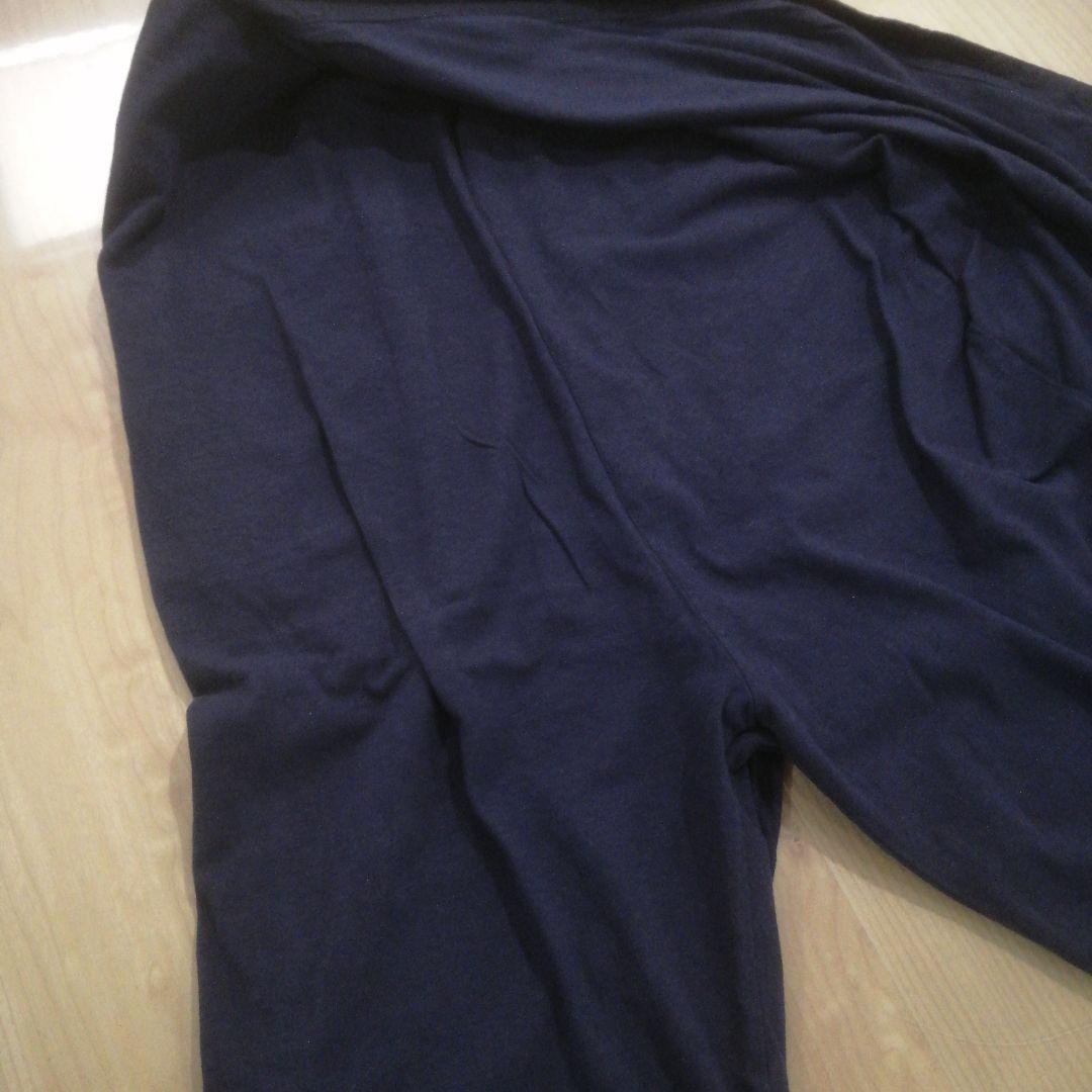 キャピタル　ラップパンツ　タイパンツ風　サルエル　ネイビー　2 ウエストゴム