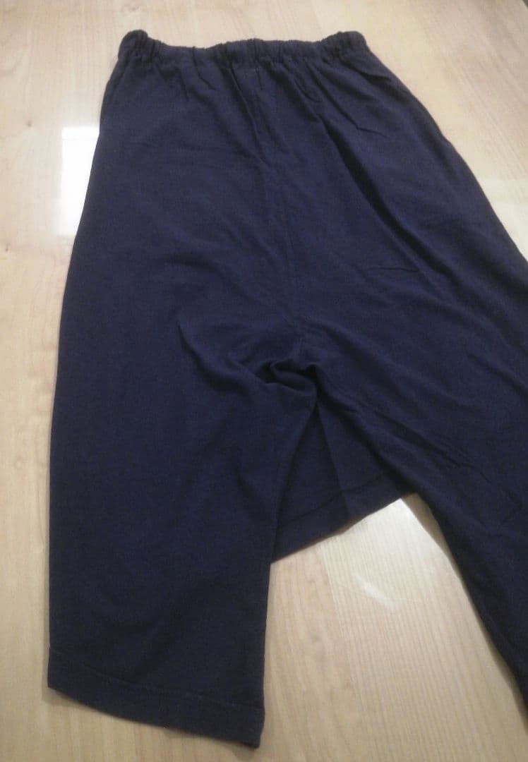 キャピタル　ラップパンツ　タイパンツ風　サルエル　ネイビー　2 ウエストゴム