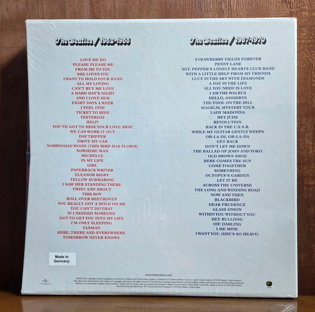 未開封 The Beatles 1962-1966▪︎1967-1970