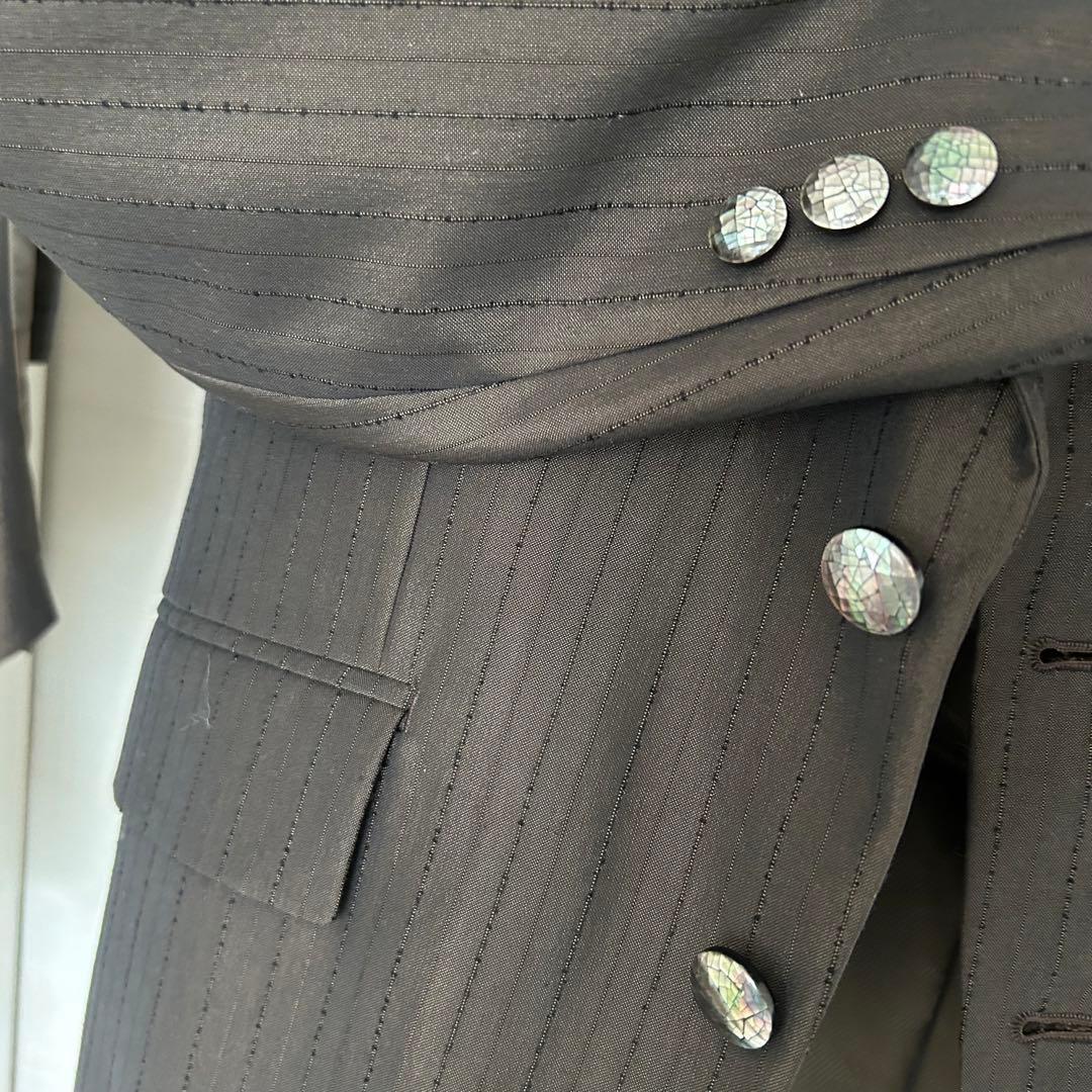 【美品】結婚式　メンズ　タキシード(ブラウン)、上下＋ベスト3点　小物セット無し