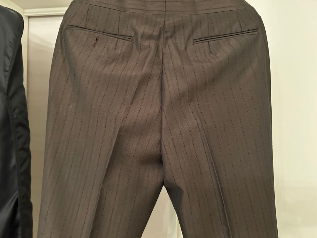 【美品】結婚式　メンズ　タキシード(ブラウン)、上下＋ベスト3点　小物セット無し